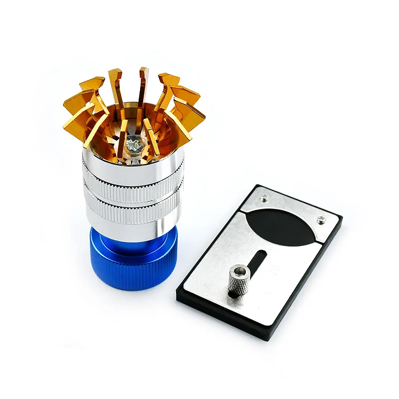 Watch Repair Tool Stainless Steel Case Opener for Effective Back Removal on Diverse Watch Models 4x7cm Dimensions