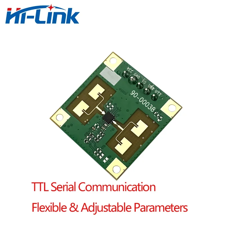 HLK-LD1115H 24Ghz sensore di presenza umana modulo Radar TTL comunicazione seriale rilevamento Micro-movimento sensore mmwave