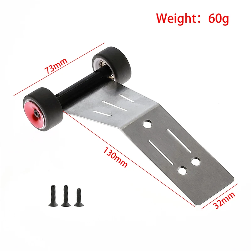 شريط Wheelie المعدني لـ Traxxas Mini Maxx، استمتع بعجلات آمنة وتحمي جسم الشاحنة من أضرار التصادم، جزء ترقية RC