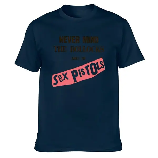 Sex Pistols T Shirt Never Mind The Bollocks Official Album Cover Punk Yellow New2024 High quality Brand Casual