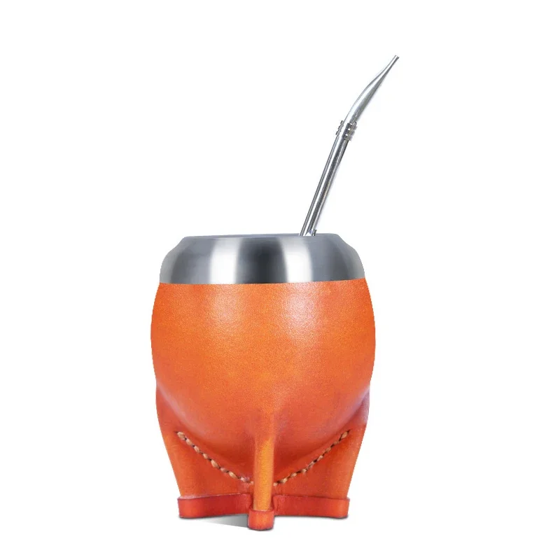 Good Quality Original Argentina Yerba Mate Cup With Straw Tea Gourd Mug