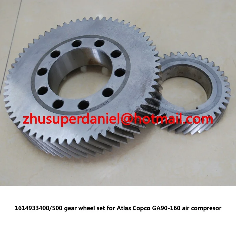 

gear wheel set driven gear shaft 1614933400/500 for GA90-160 screw air compressor parts