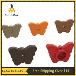 10Pcs MOC Parts 95828 Butterfly Compatible Bricks DIY Assmble Building Blocks Particle Kid Puzzle Brain Toy Gift