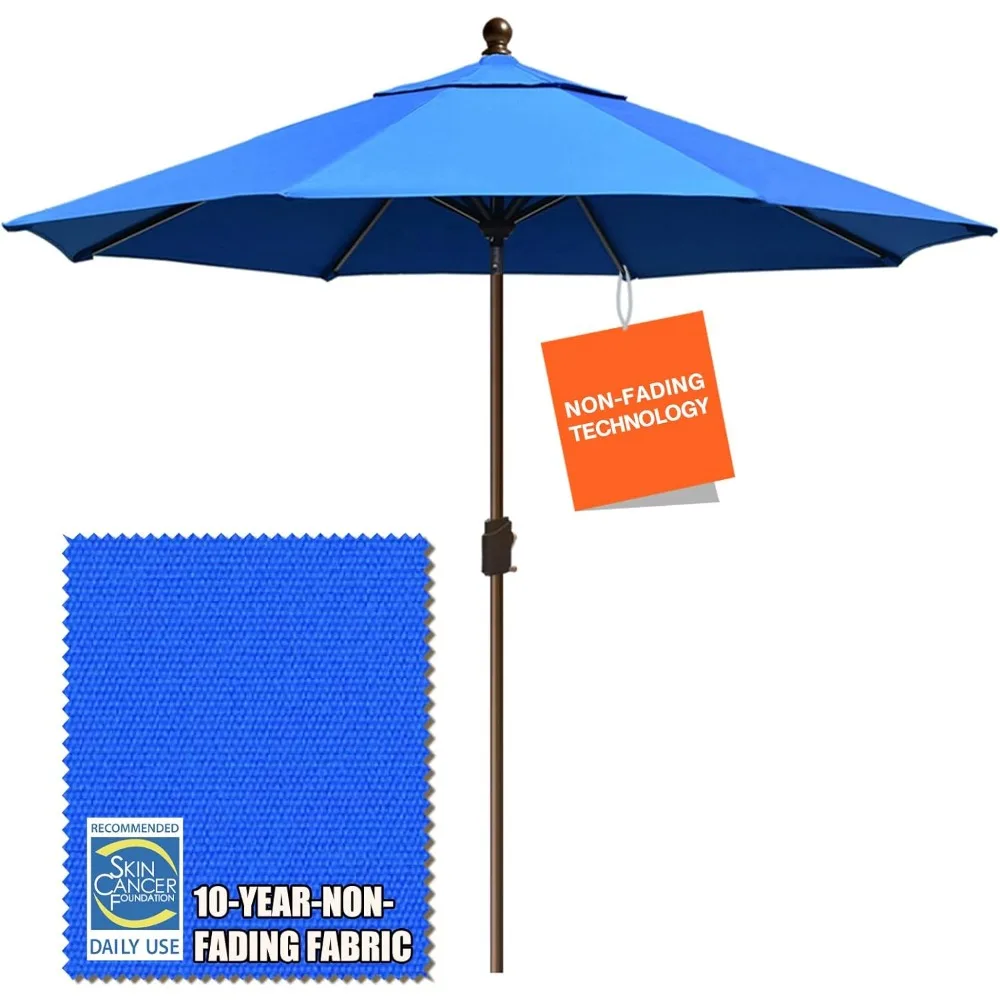 

EliteShade USA 10-Year-Non-Fading 9Ft Market Umbrella Patio Umbrella Outdoor Table Umbrella with Ventilation