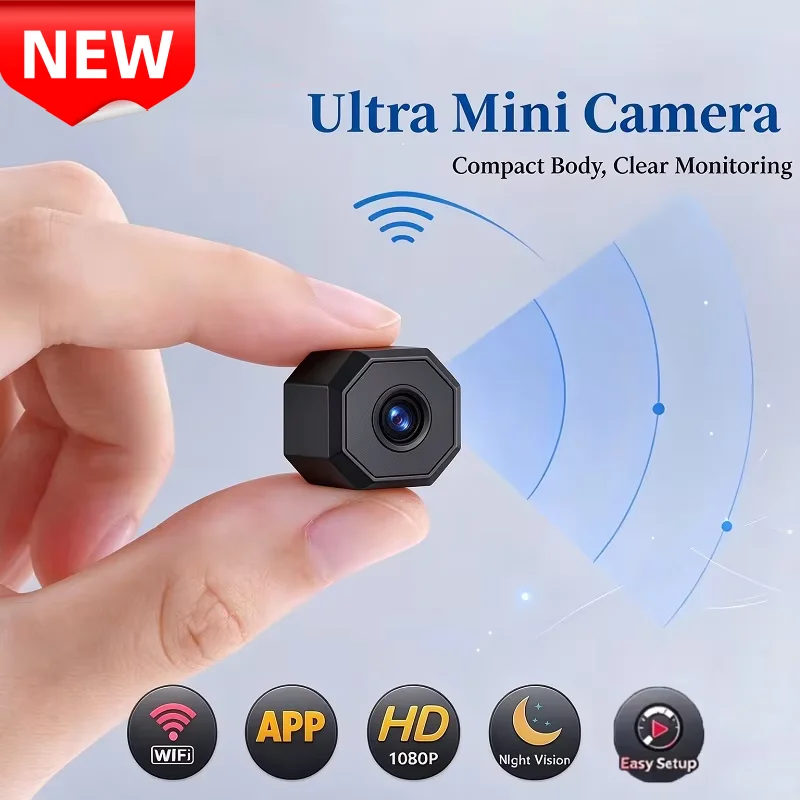 Wireless Camera 4K Surveillance Security Mini Video Cam Night Vision Motion Detect Camcorder Mini Monitor Smart Home New