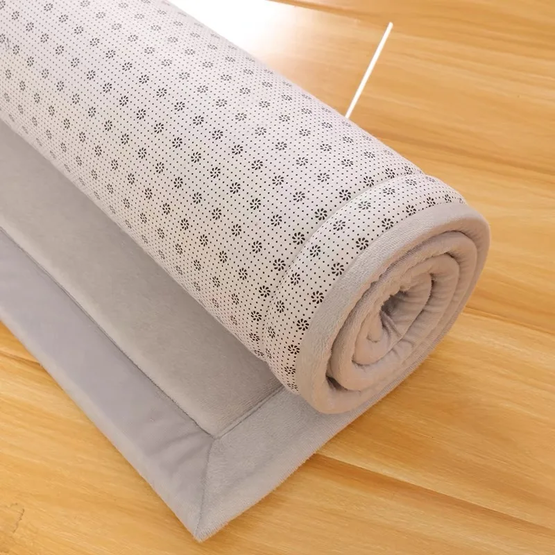 Japanse Tatami Koraal Fluwelen Tapijt Woonkamer Slaapkamer Raam Tapijten Baby Speelmat Kinderen Kamer Pad 2.5Cm Dik Aangepast ﻿