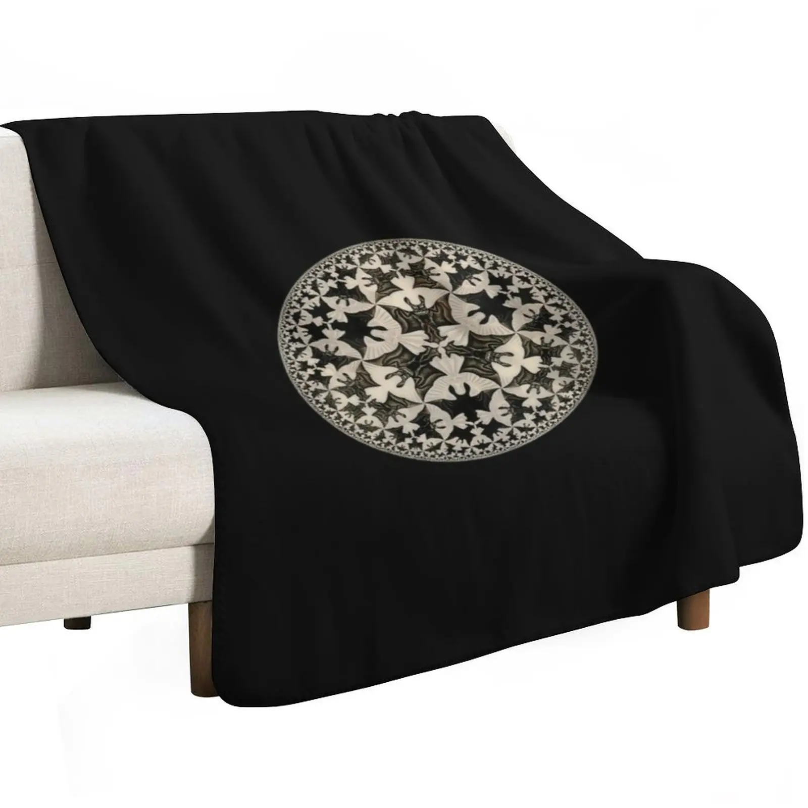 Angels & Demons MC Escher Premium Throw Blanket Thins Polar Large Plush Decorative Beds Flannels Blankets