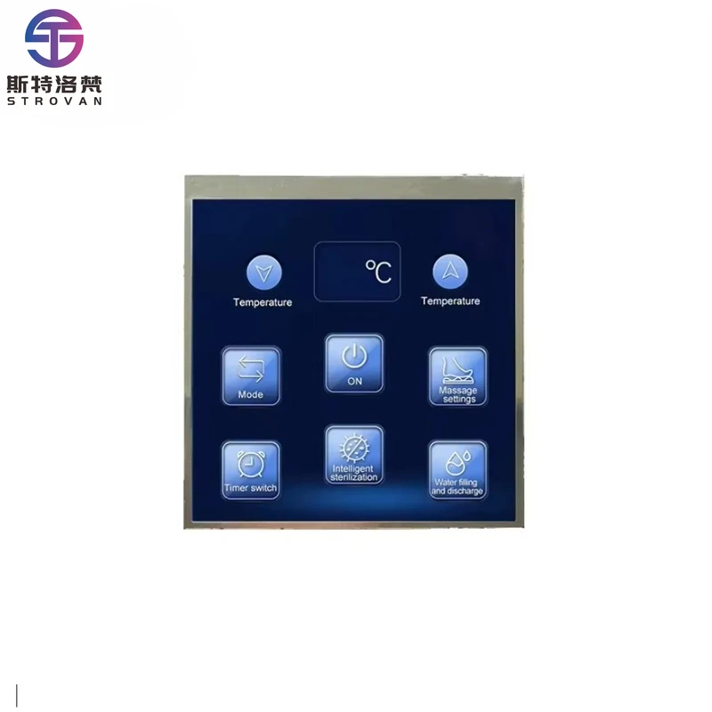 

4.1 Inch IPS Incell Thermostat LCD Touch Panel Smart Home 720*720 Wall Mounted HMI Display TTL