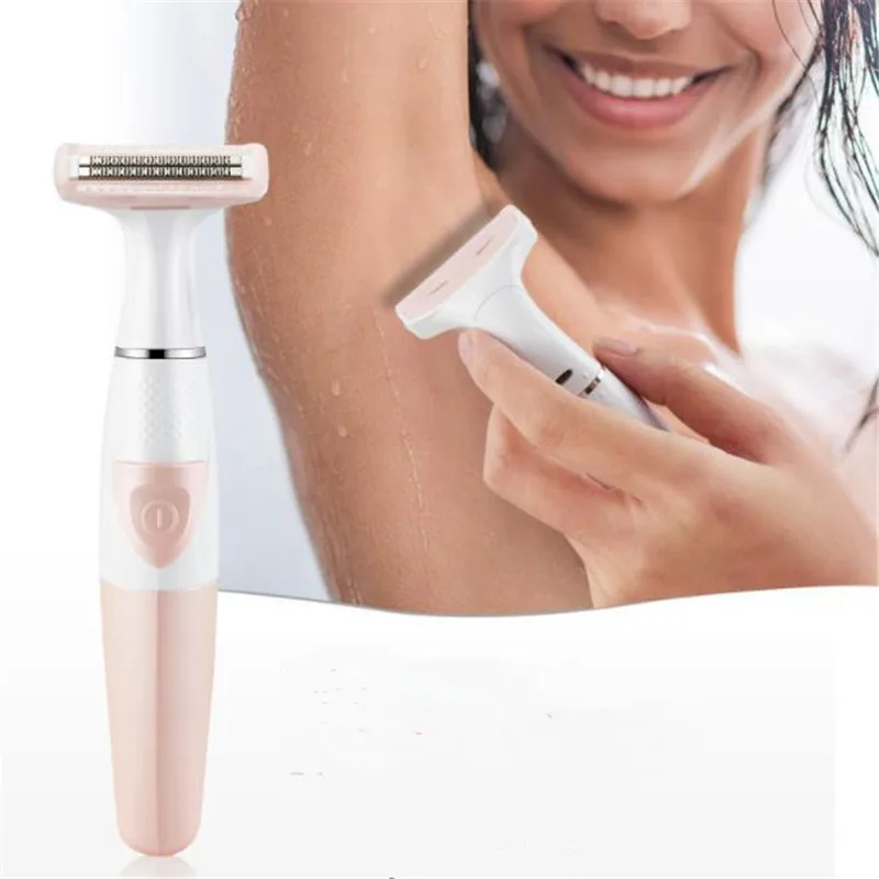 Travel Portable Pubic Hair Trimmer Silky Smooth Women Shaver Underarm Body Leg Haircut Remover Intimate Part Epilator Battery