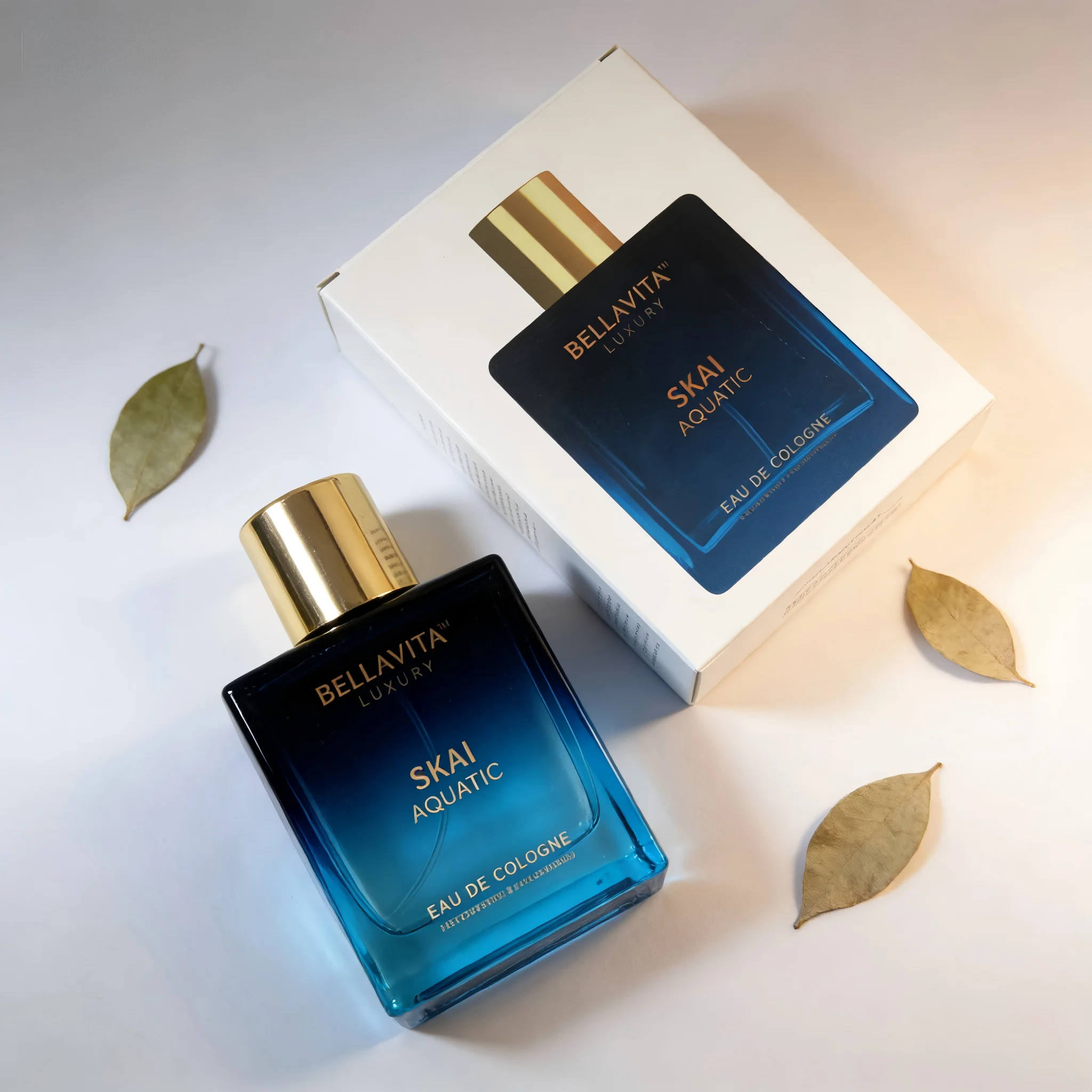 

Bellavita Luxury Skaï Aquatic Eau de Cologne - Crisp Aquatic Scent Collection, Ideal Gift for Any Occasion.