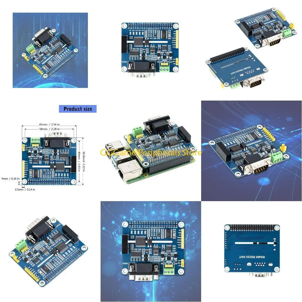 

U55B Industrial Serial Port Expansion Board Supporting Automatic Communication Modes