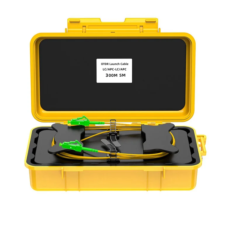 B04B-Fiber Optic OTDR Launch Cable Box Dead Spot Eliminator Fiber Optic Ring OTDR Transmitting Cable Box 300M