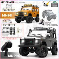 New MN99s MN98 1:12 MN Model RTR Version RC Car 2.4G 4WD RC Rock Crawler Defender Remote Control Car 1/12 RC Truck Cars Toys