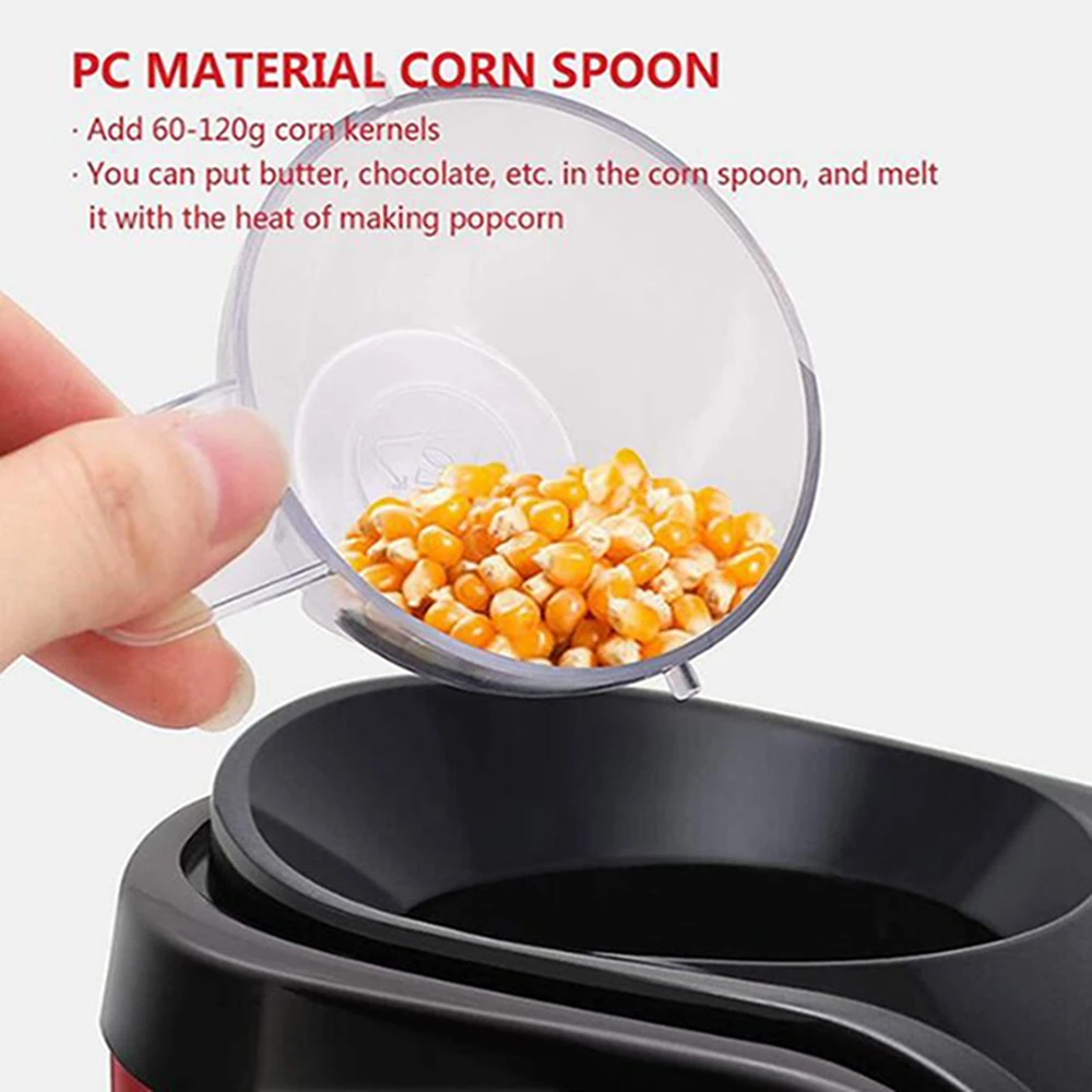 220V Popcorn Makers Mini Popcorn Machine Electric Household Appliance Machine Fully Automatic Popcorn Machine For Home Kitchen