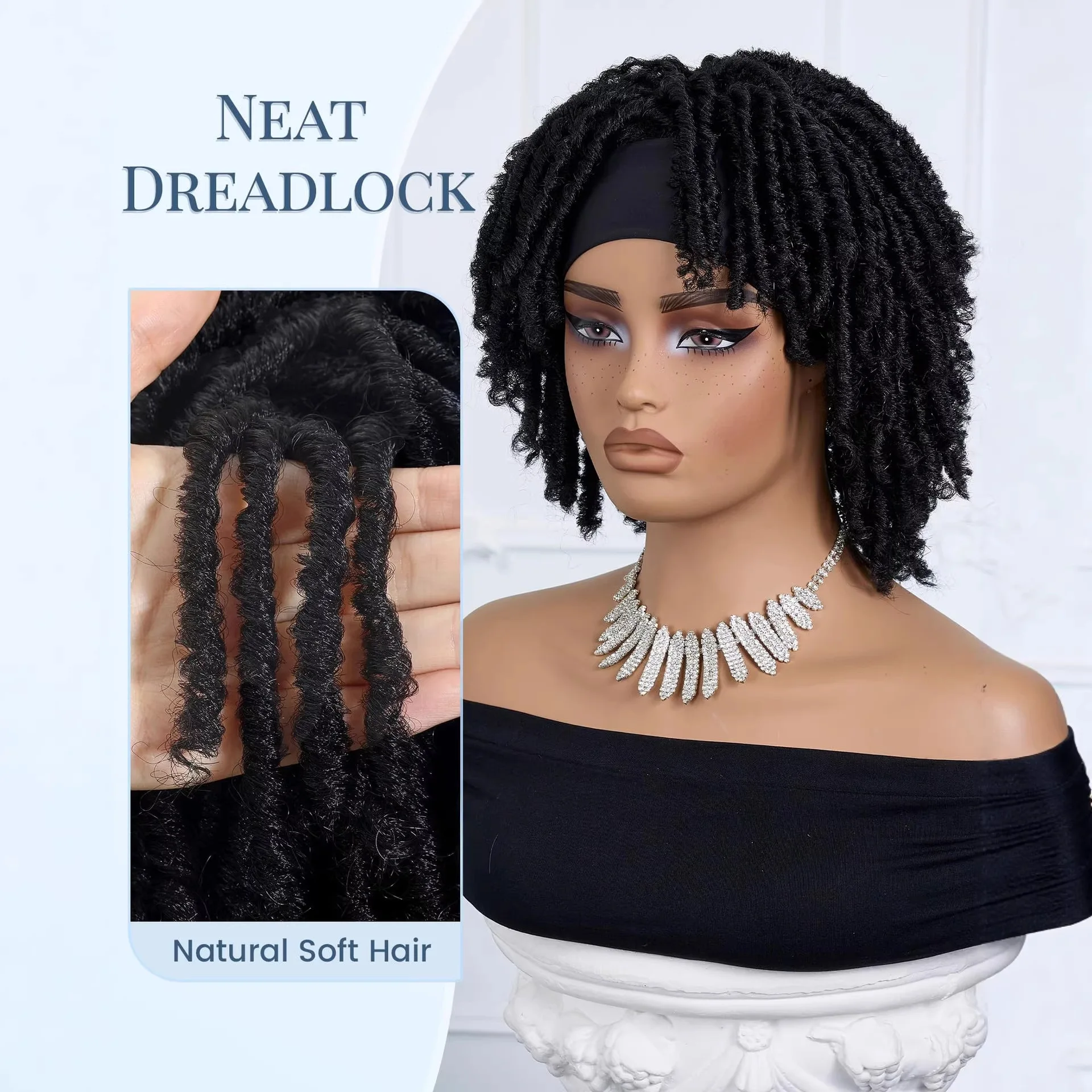 Synthetic Afro Curly Wig Tube Curls Hollow Wavy High Temperature Fiber Cosplay Costume Ice Silk Breathable Cap Women’s Party