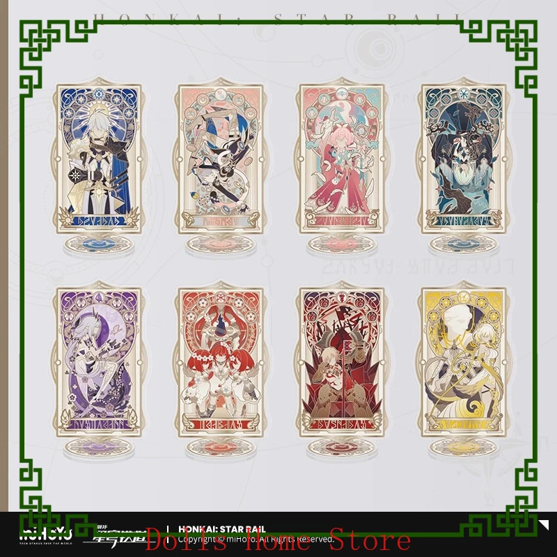 Oficial honkai star rail phainon castorice jogo cosplay rotativo standee anime dos desenhos animados ornamento de mesa presente dos fãs do dia das bruxas