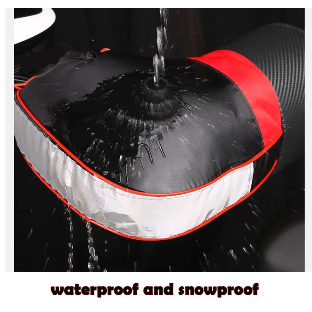 دراجة نارية المقود قفازات مقاوم للماء يندبروف الشتاء الدافئة قفازات سكوتر المحرك المركبات الكهربائية قفازات عاكسة للدراجات النارية