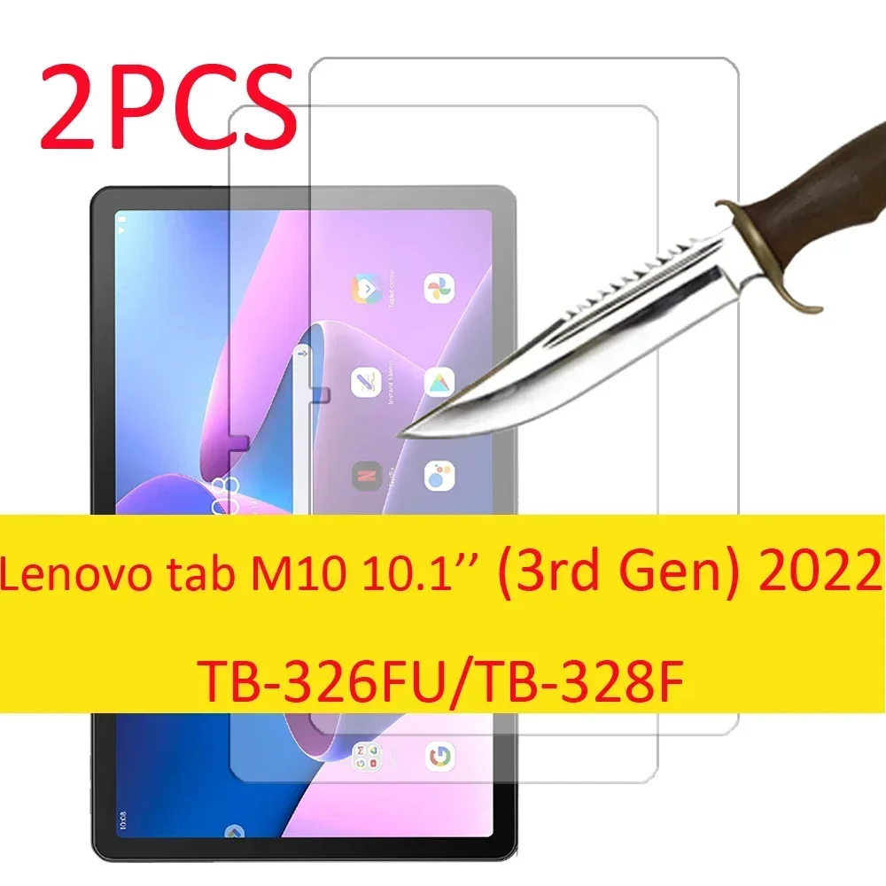 

2 шт. стеклянная пленка для Lenovo Tab M10 3rd 2022 10,1 дюйма TB-328F TB-328FU планшета закаленное стекло защитная пленка для экрана