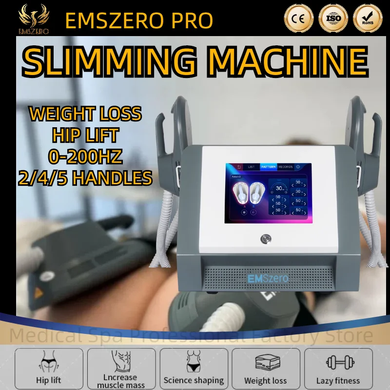 Machine Sculpting Body Muscle Stimulation Massager RF Butt Fat Salon EMSzero Healthy Beauty Store