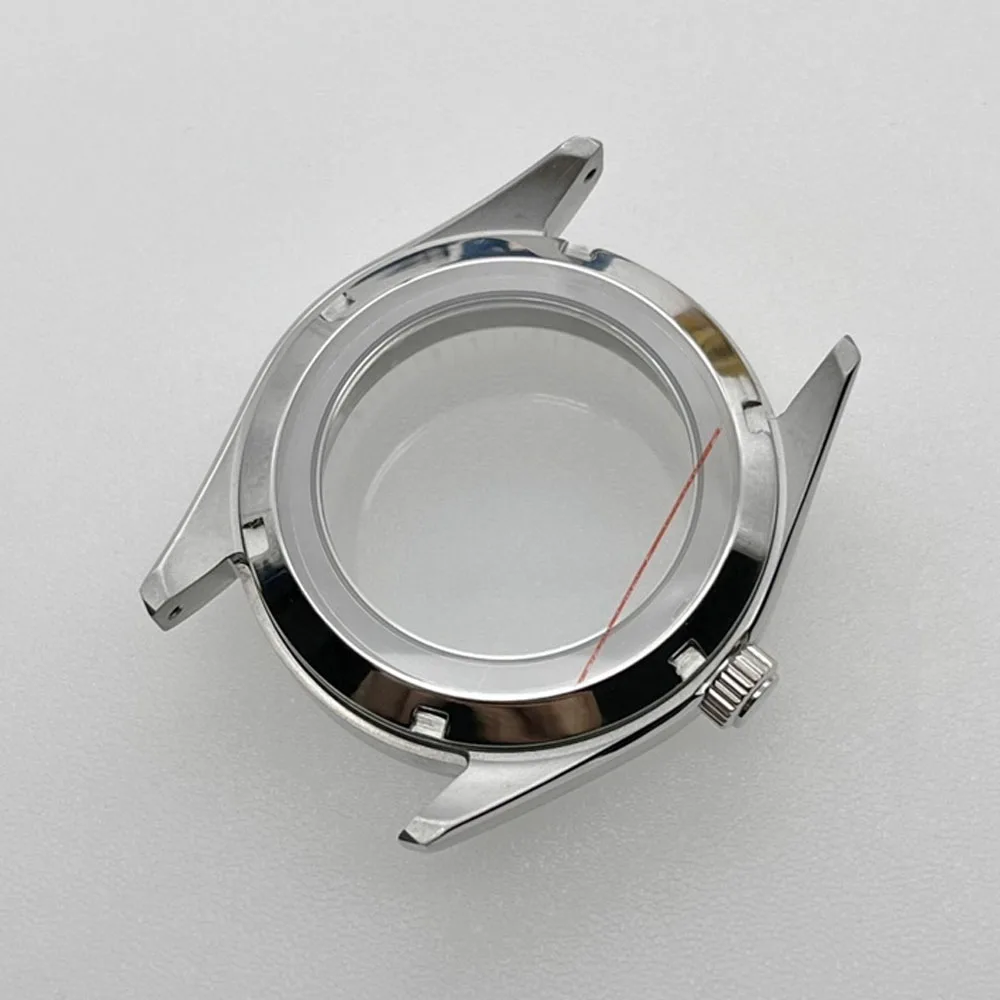 NH35 Case 39.5mm Stainless Steel Sapphire Glass Watch Case for NH35 NH36 4R35A 4R36A Movement Men Women Watch, Fit 28.5mm Dial