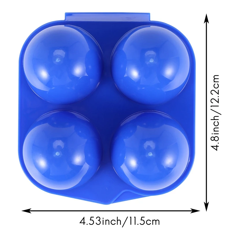 Camping Egg Box Plastic Egg Box Egg Storage Box Portable Egg Box 4 Egg Box