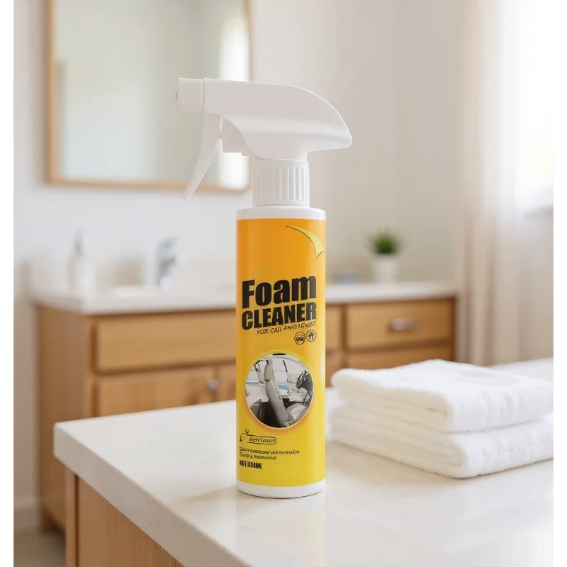 

Многофункциональный пенопластовый очиститель-спрей, удаление пятен салона автомобиля для ухода за кожаными сиденьями