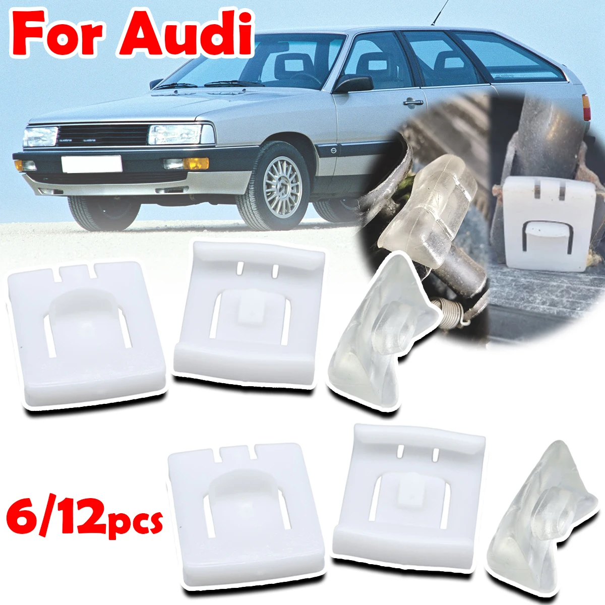 

Front Seat Fastener Rail Runner Clip Bracket Sliders Guide 435881203A 191881213 For Audi 80 90 100 200 4000 5000 Avant Quattro