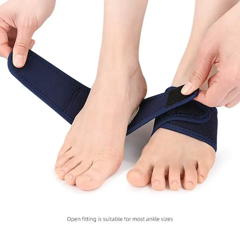 1/2Pairs Bandage Arch Pad Breathable Fabric Sponge Pad Orthopedic Ball of Foot Pad Arch Shoe Foot Valgus Sports Insole Feet Care