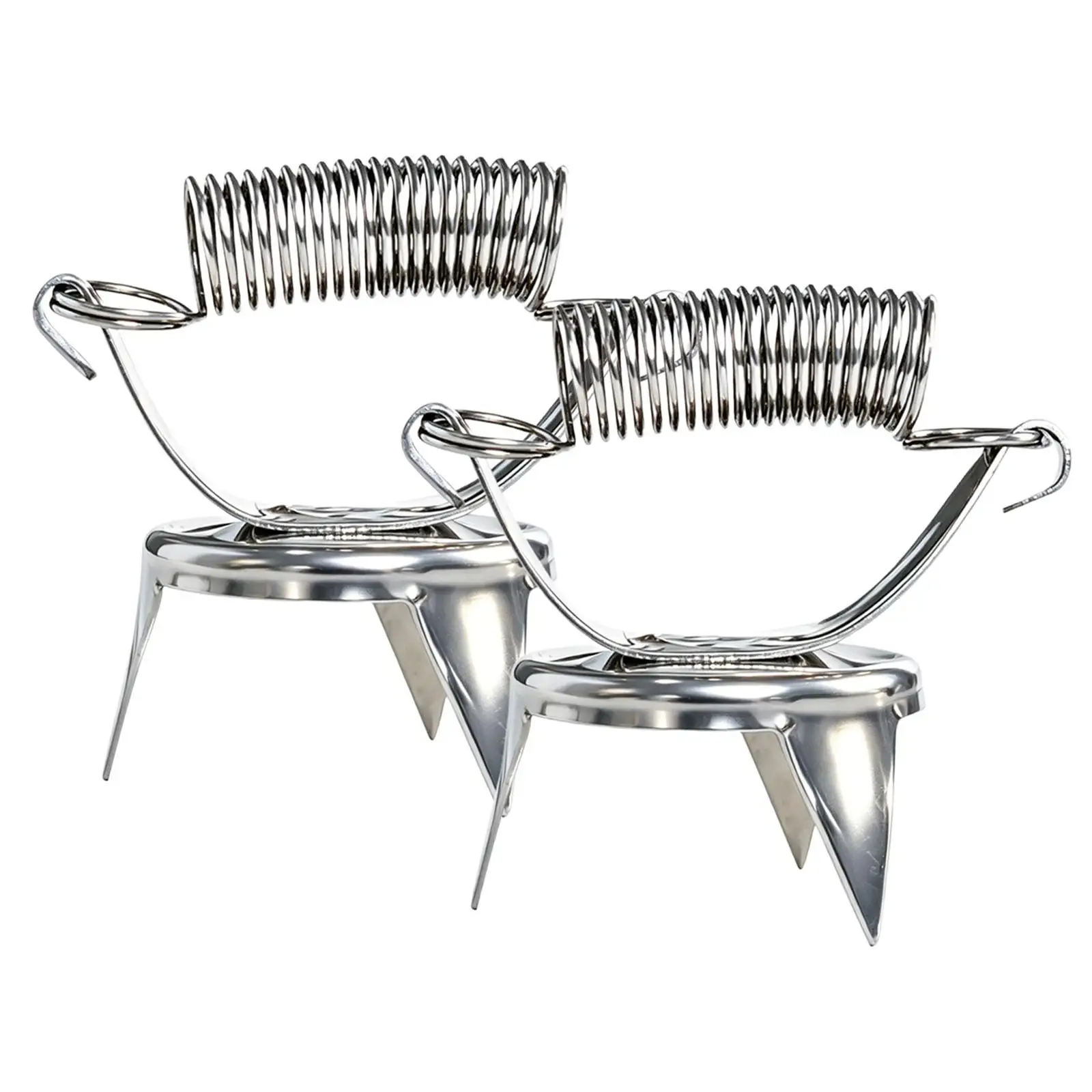Portable Stainless Steel Pottery Glazing Clips Accurate Detail Tool for DIY Clay Sculpture and Trimming