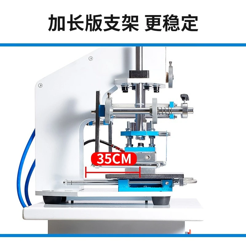 Automatic pneumatic ironing machine leather indentation branding machine packaging cake box calendar couplet notebook ironing