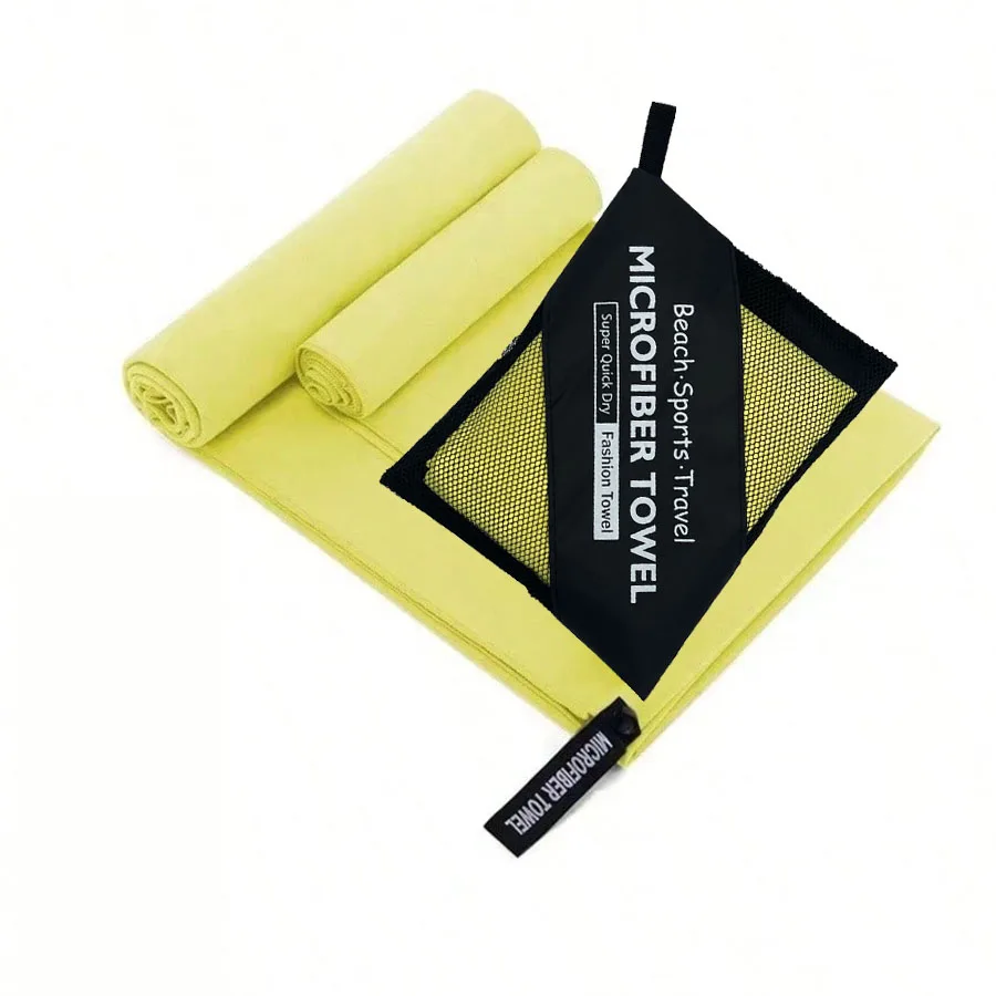 

2 шт. быстросохнущее спортивное полотенце 40X80 + 76X152 см из микрофибры для бега, йоги, тренажерного зала, фитнеса, баскетбола, кемпинга, пешего туризма, пляжных полотенец