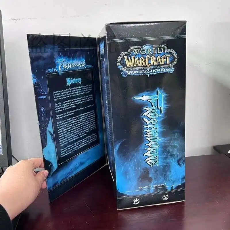 WOW Arthas Menethil سلاح فروستمورن السيف مع إضاءة LED Starz عمل نموذج لجسم اللعب سطح المكتب هدية مزخرفة للأطفال #3