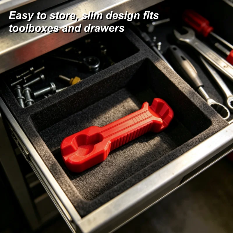 1pc - Auxiliary Tool for 1/2-Inch and 3/4-Inch T-Handle Ball Valves, Double-Ended Design to Accommodate Different Sizes.