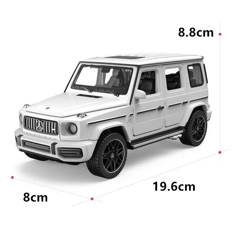 1:24 G63 W464 2026 G65 SUV Luxus-Automodell aus Legierung, Druckguss-Metall Geländewagen-Modell, Hochdetaillierte Sammlerstück-Dekoration – Detail 1