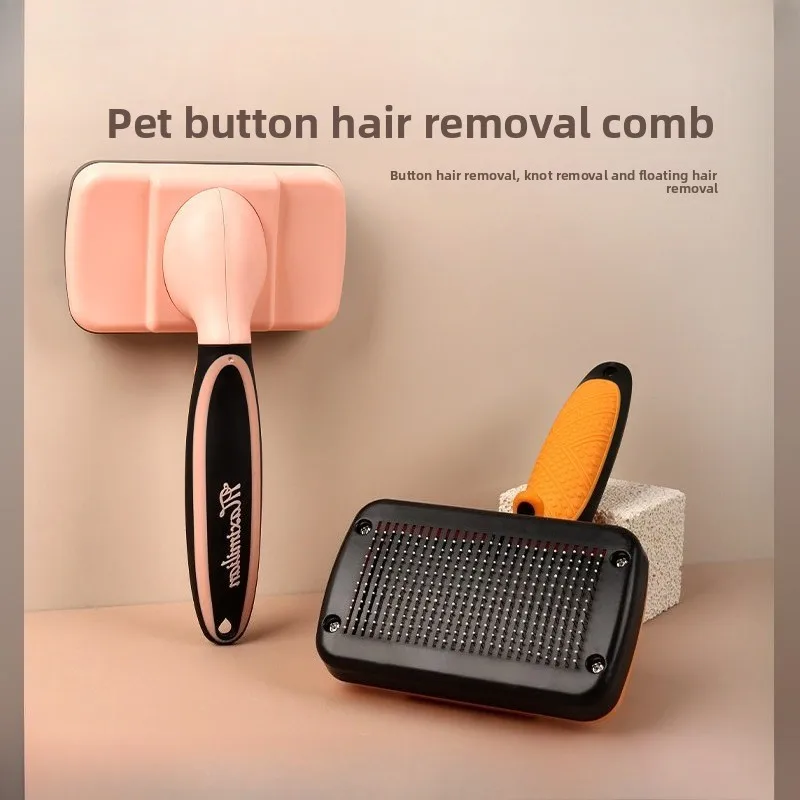 Pet comb dog cat hair removal needle comb cat hair  dog hair cleaning artifact pet self-cleaning fading comb
