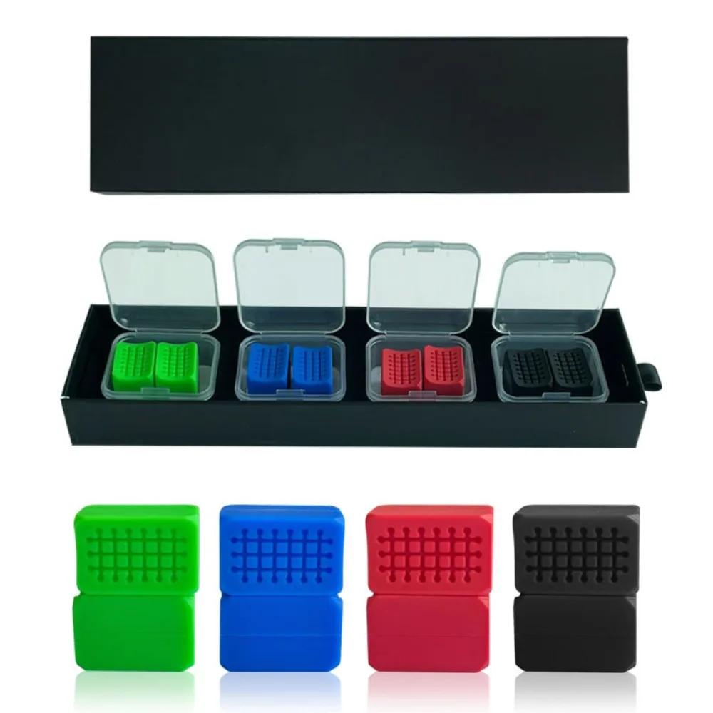 

2PCS 30/40/50/60Lbs Jaw Exerciser Tear Resistance Durable Face Fitness Ball Portable Food Grade Silicone Jawliner Facial Chew