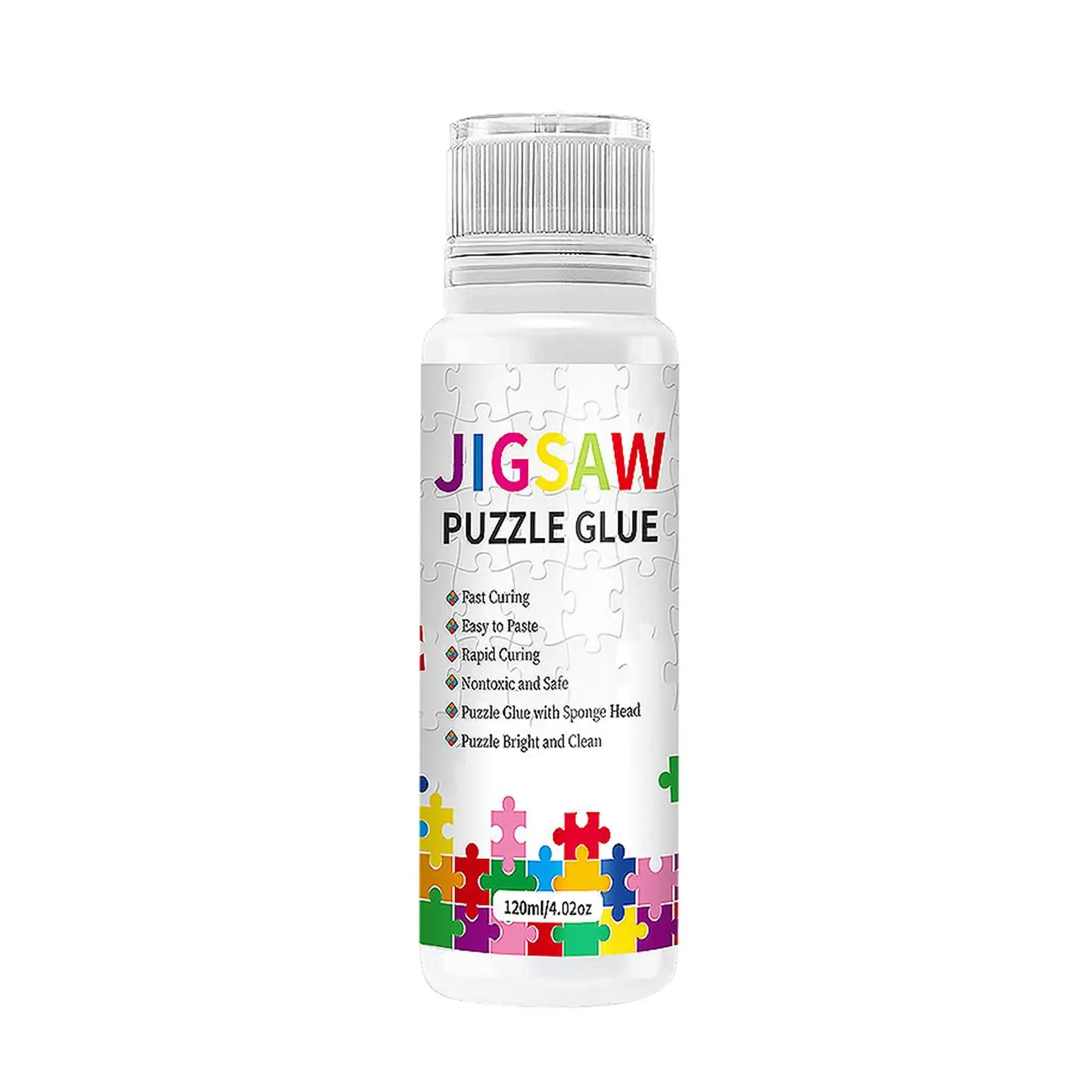 Puzzle Glue Jigsaw Puzzle Glue with Sponge Head for Puzzle Paper Wood Quick