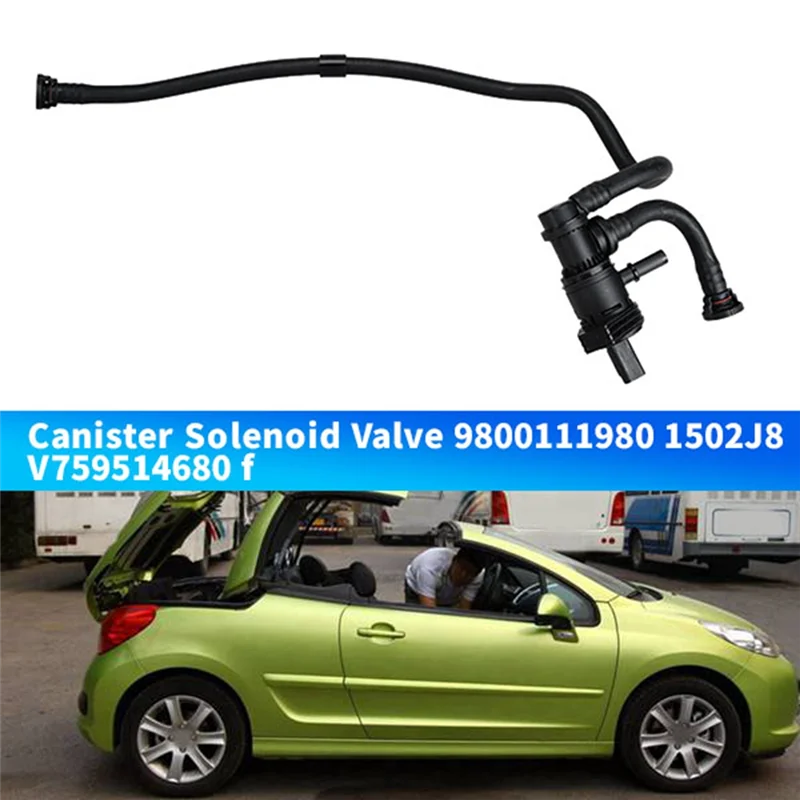 Ac29-สำหรับ 207CC 208 308SW CC 3008 408 RCZ Citroen C4L C5 ไฟฟ้ากระป๋องโซลินอยด์วาล์ว 9800111980 1502J8 V759514680
