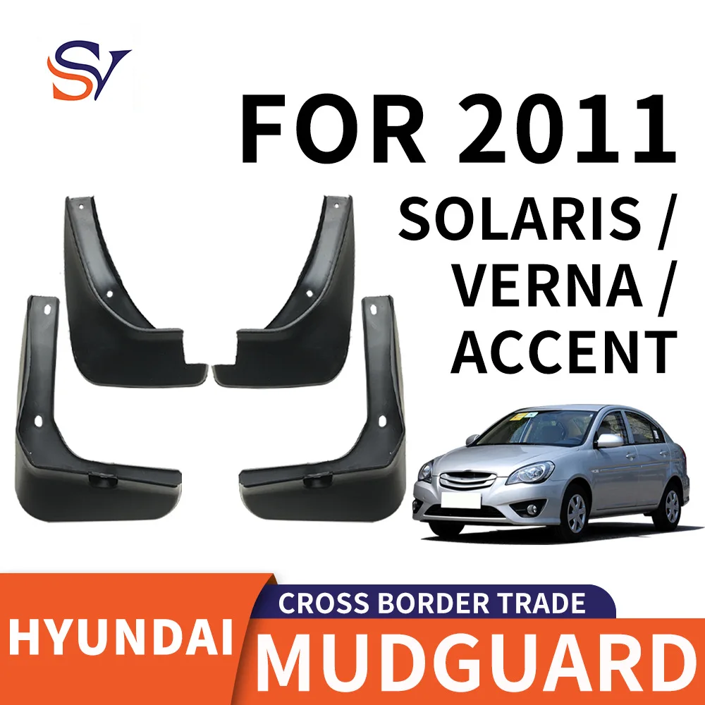 

Car mudguard is Suitable for 2011 Hyundai Accent Solaris/Verna/Accent car tire fenderscar accessoriesmud flaps
