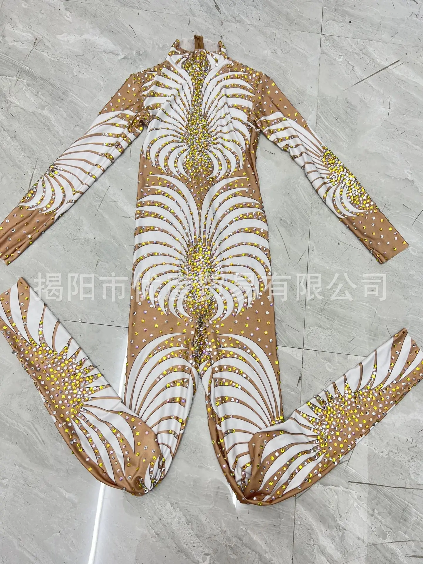 섹시한 라인스톤 점프수트 반짝이는 무대 의상 파티 의상 블랙 앤 화이트 핑크 드레스 해바라기 여성 드레스 이브닝 드레스 우아한