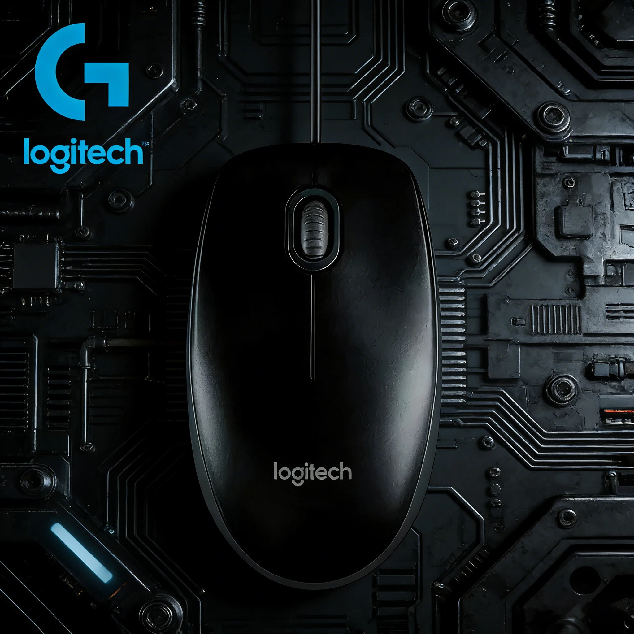 

Профессиональная проводная мышь Logitech M100r для ноутбука и компьютера
