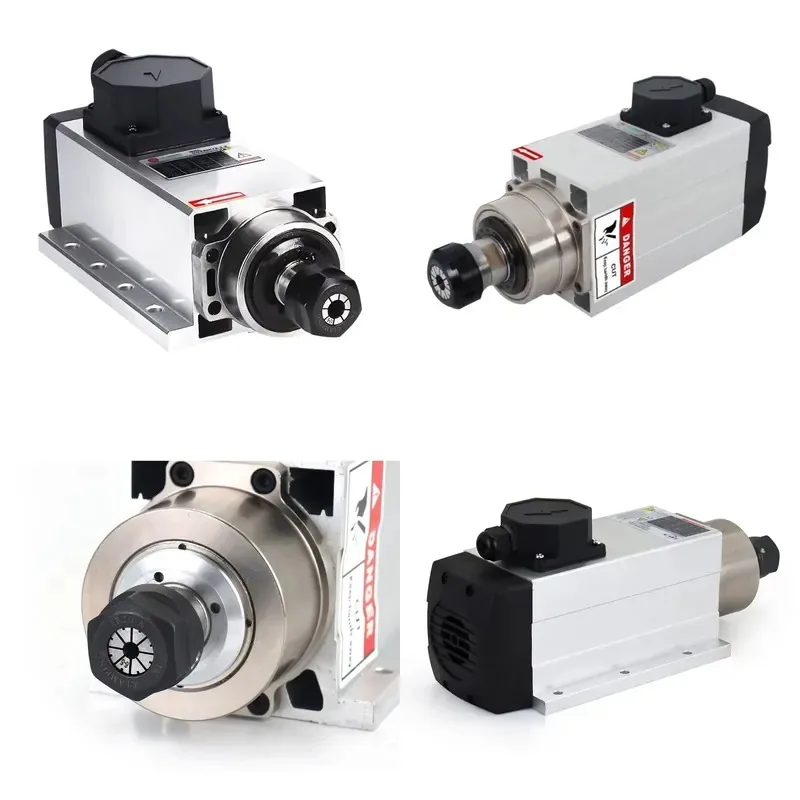 2.2KW 380V Air Cooled Spindle Motor for CNC Lathe Milling Machine