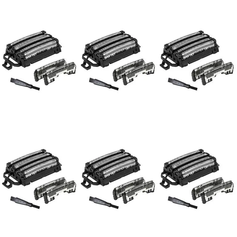 6Pack X(Shaver Replacement Outer Foil Inner Blade Set for ARC5 5-Blade Shavers ES-LV97 ES-LV67