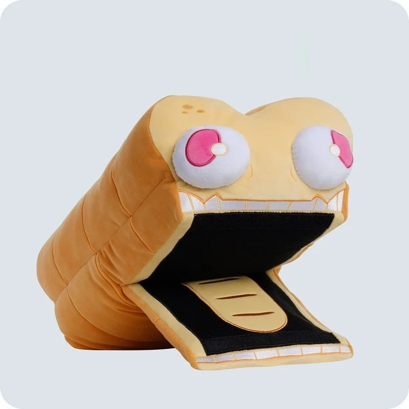 Pluszak Mel z Gaslight District, Mel z dużymi włosami w kształcie chleba, wypchana lalka, urocza miękka pluszowa zabawka dla fanów i kolekcjonerów.