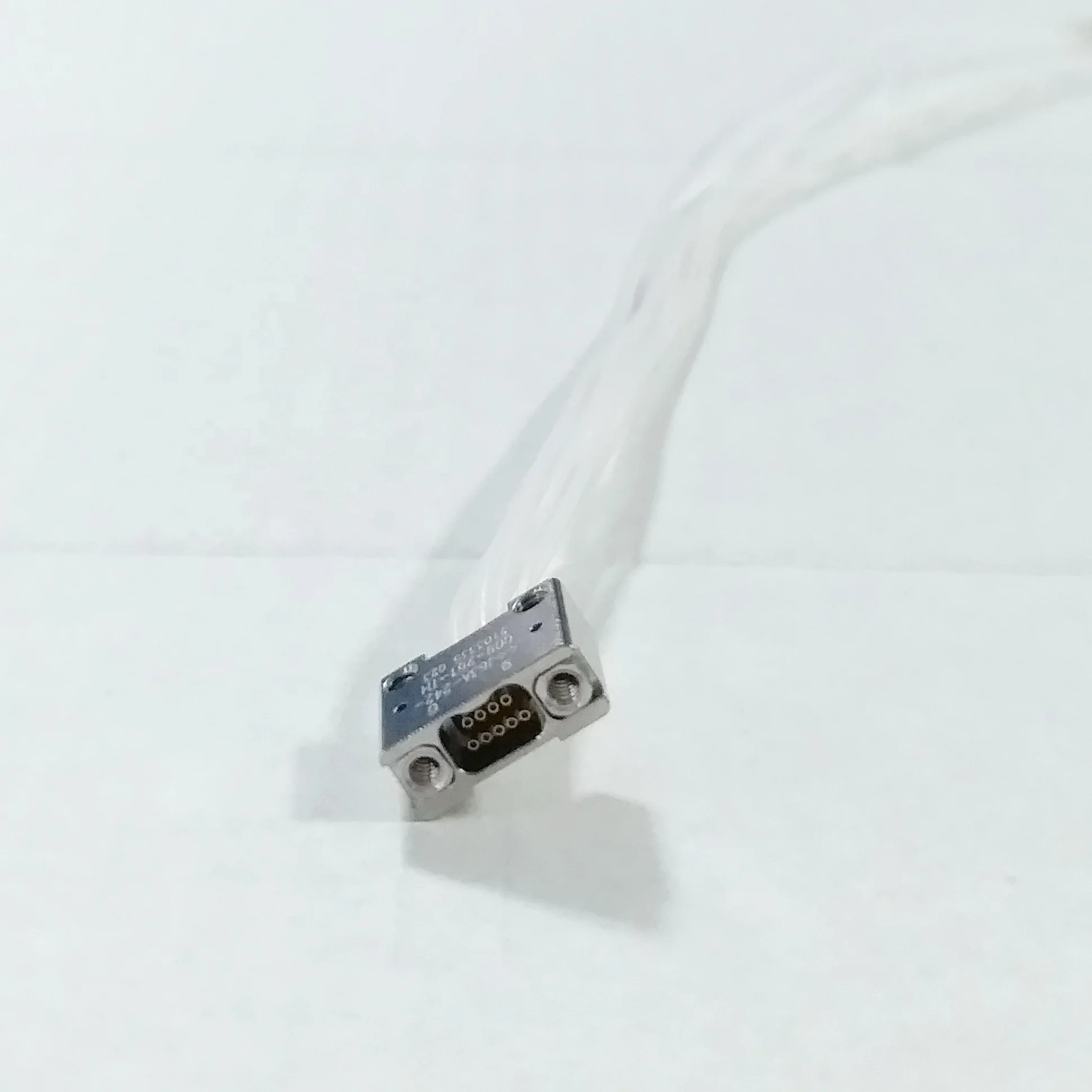 

Mil spec 9p female socket wire connector for horizontal mounting