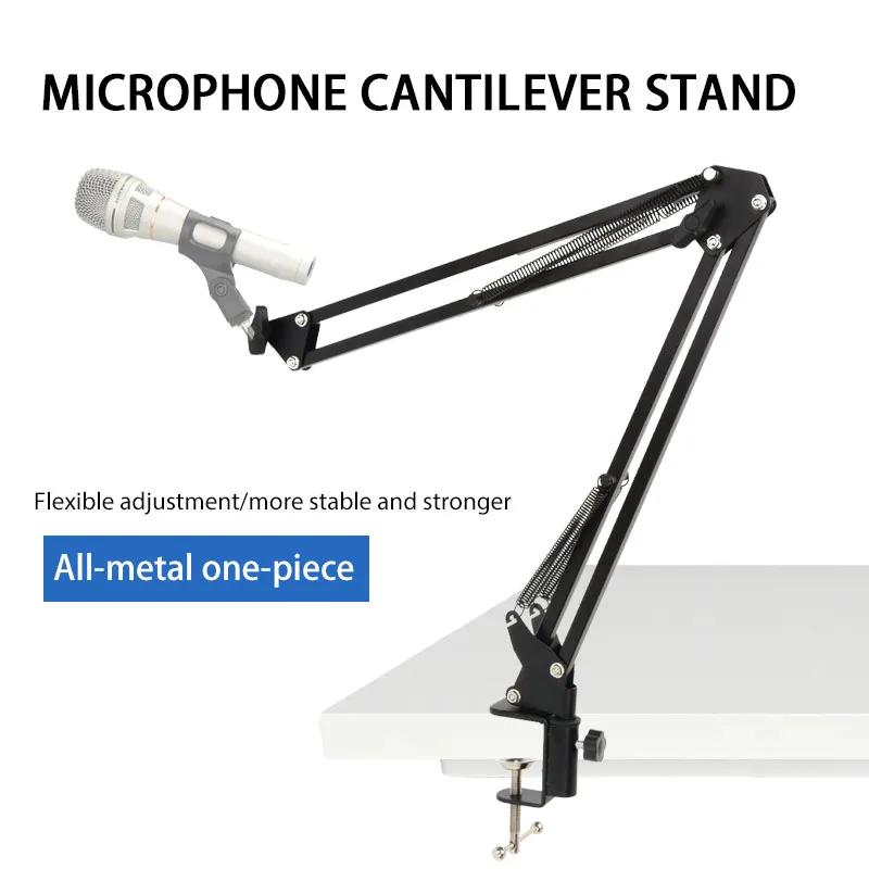 Soporte de brazo de escritorio NB-35 soporte de micrófono para soporte de micrófono Bm800 con soporte voladizo de araña instalación Universal y de escritorio