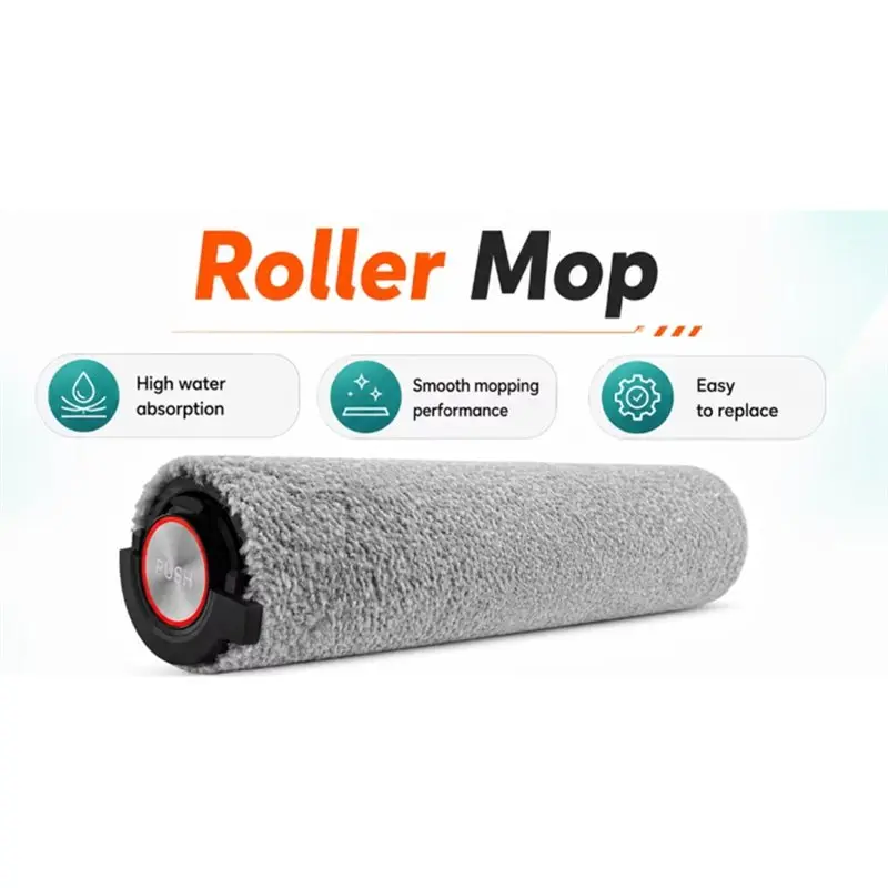 For Mijia 6 Pro PV21CN / 6 Max PV11CN Vacuum Accessories Hair-Cutting Brush Roller Mop Edge Brush HEPA Filter Bag