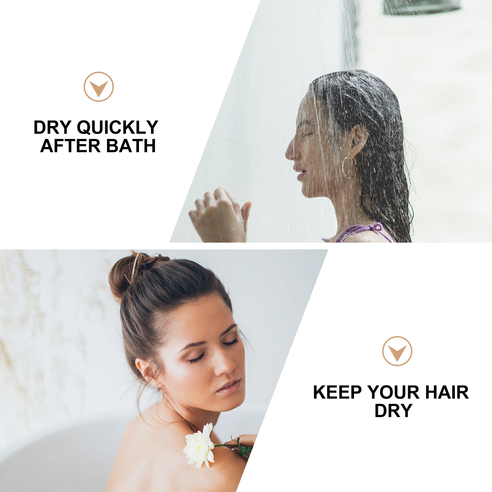 

Dry Hat Super Absorbent Hair Dry Wraps Fast Drying Head Towel Cartoon Shower Caps Lovely Hair Towels Bath Towel