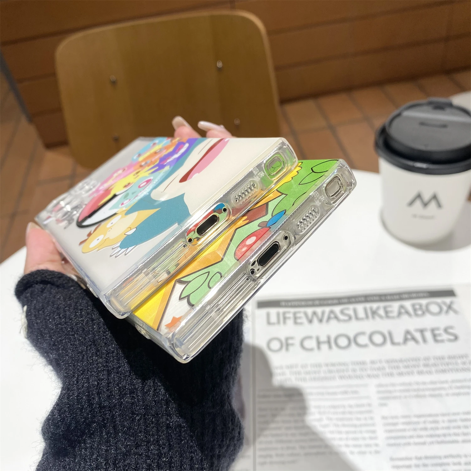 Funda magnética con dibujos animados de Pokémon Pikachu para Samsung Galaxy S25 edge S24 Ultra S23 S22 Plus A35 A36 A55 A56