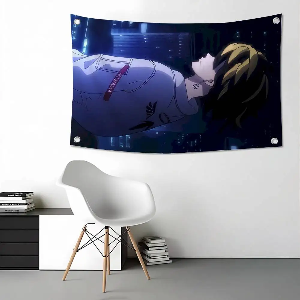 Tokyo Revengers Hanemiya Kazutora Flags for Bedrooms Home Decor Items Outdoor Decors Garage Decoration Flaga